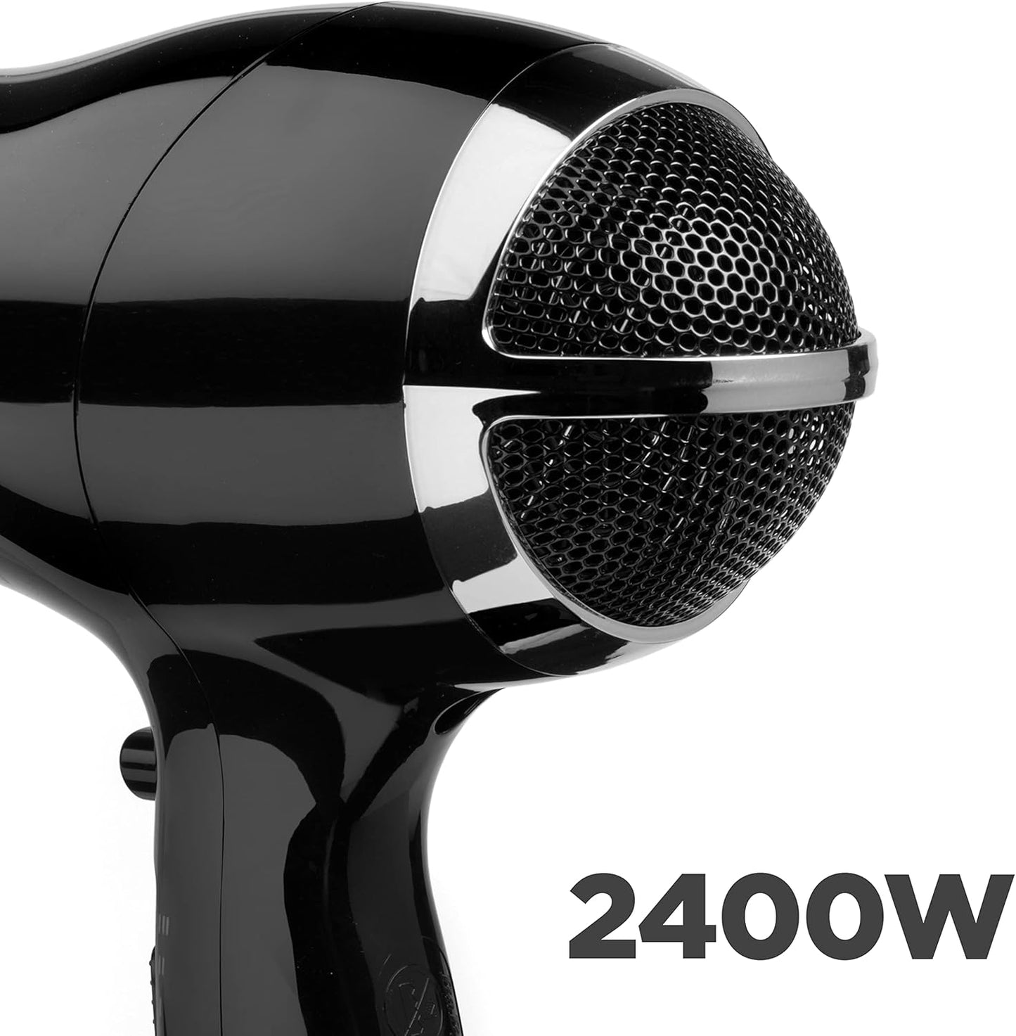 BaByliss Power Smooth 2400W Hair Dryer, Black, Fast, lightweight, ionic dryer