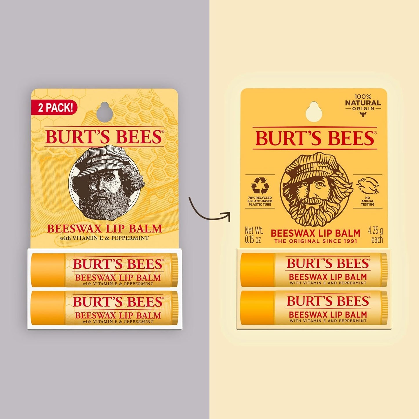 Burt's Bees 100% Natural Moisturizing Lip Balm